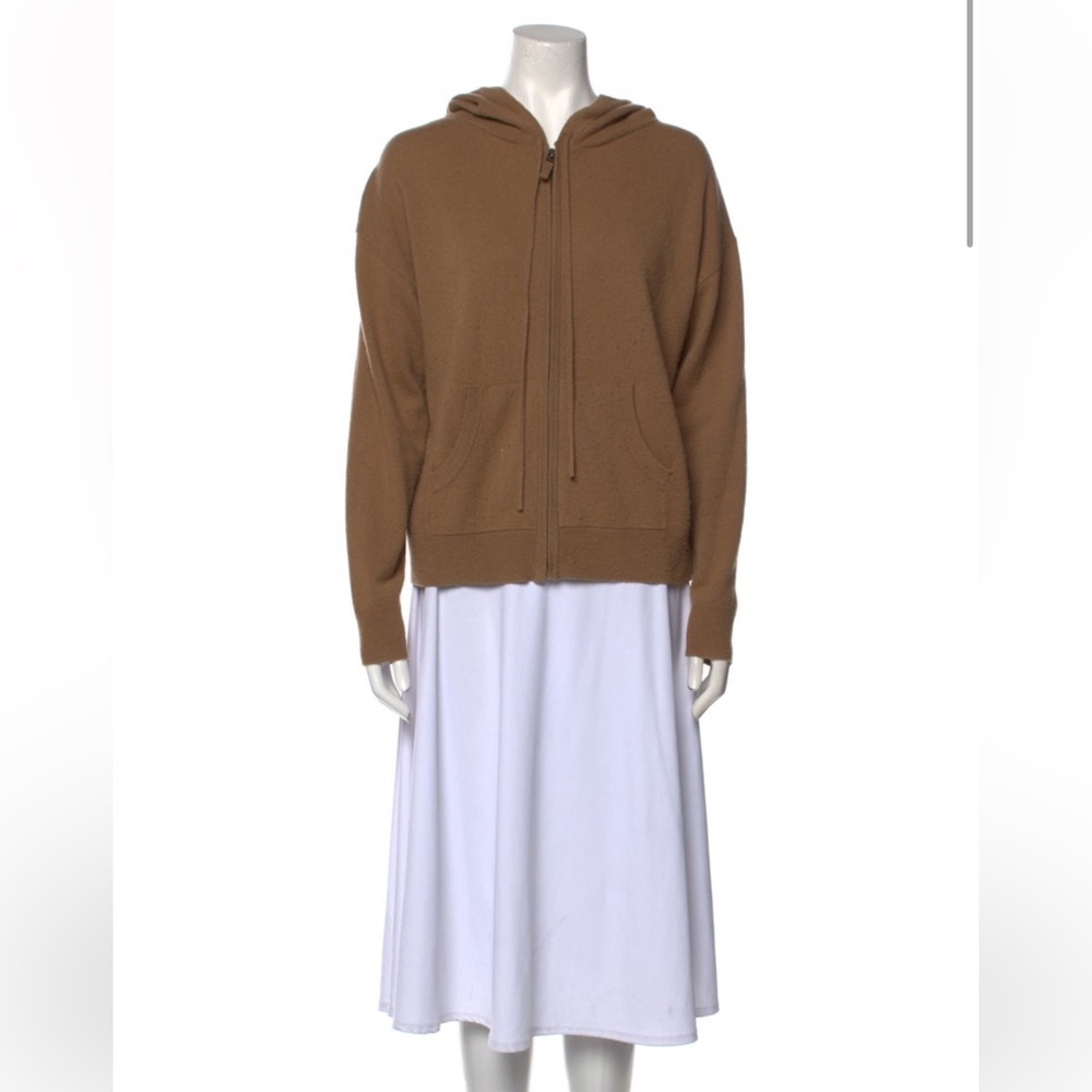 Nili Lotan Cashmere Crew Neck (zip up) Sweater